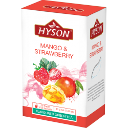 Hyson Herbata Zielona Mango i Truskawka 20 torebek